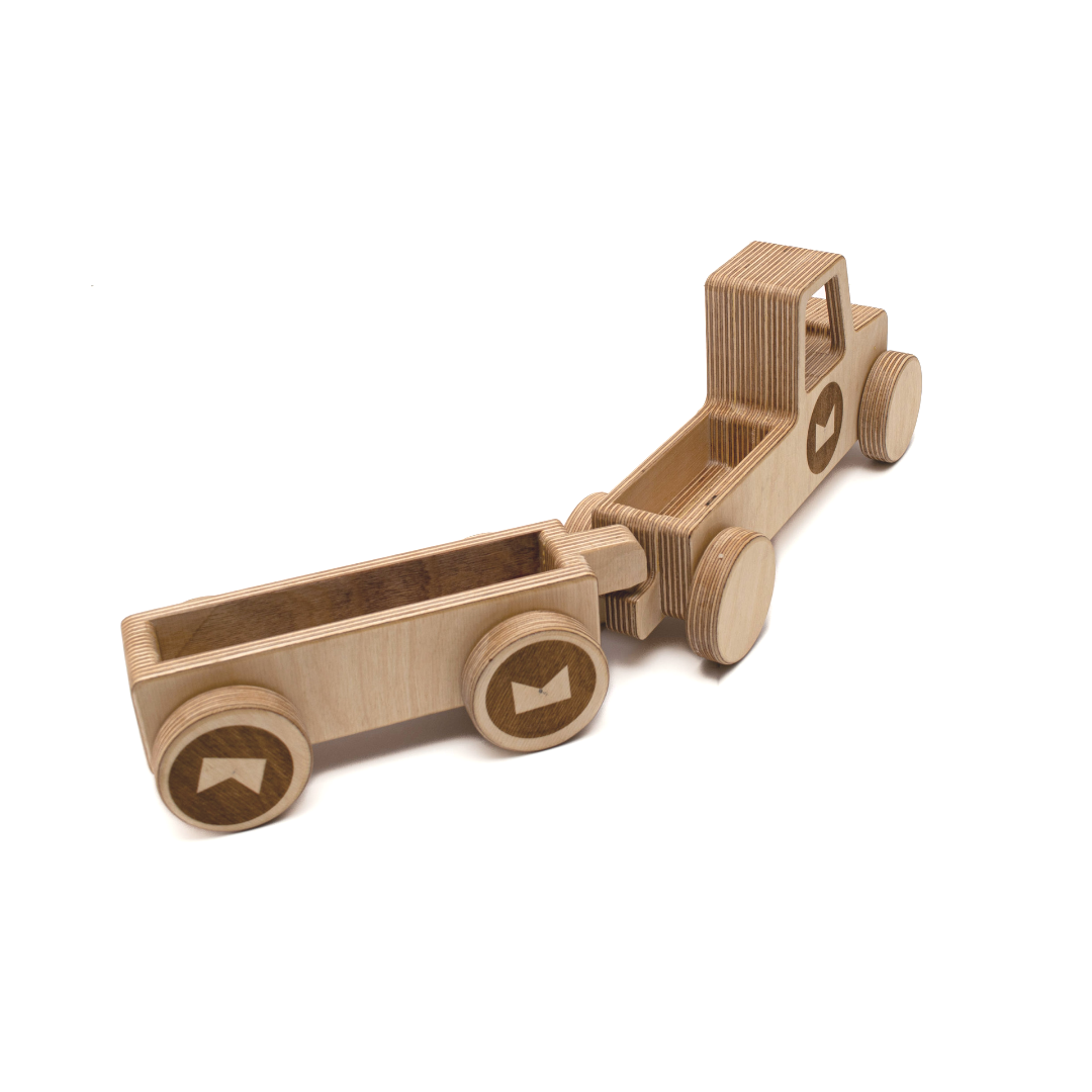 Mini truck-trailer