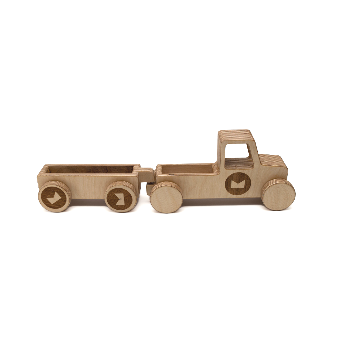 Mini truck-trailer